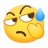 Wiping sweat