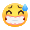 Awkward laugh