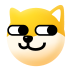 Dog head smirk
