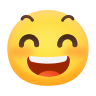 Goofy smile
