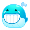 Whale grin