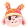 Happy rabbit