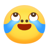 Running away in tears