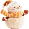 Fluffy snowman