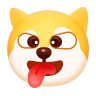 Tongue out
