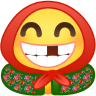 Laughing teeth out