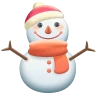 snowman without snow