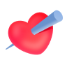 Pierced heart