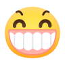 Grinning